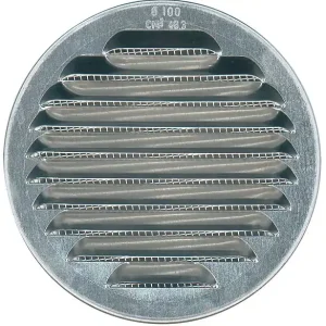 Grille de ventilation ronde Aluminium - Diam.120mm AUTOGYRE Prix Cassé