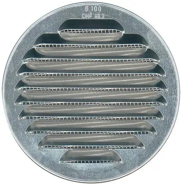 Grille de ventilation ronde Aluminium - Diam.120mm AUTOGYRE Prix Cassé