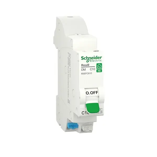 Usine Directe Disjoncteur modulaire embrochable Resi9 XE 1P+N 10A courbe C SCHNEIDER ELECTRIC
