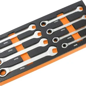 Jeu de 8 clés mixtes / ratelier FISCHER DAREX Haute Qualité