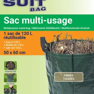 Réduction Sac multi-usage polypropylène - Vert - 120 L SUIT BAG