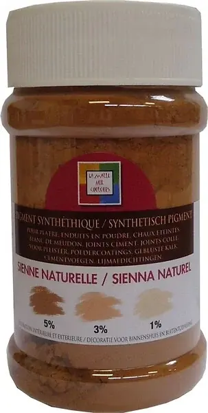 Pigment Sienne Naturelle - Poudre - 250ml Bon Marché