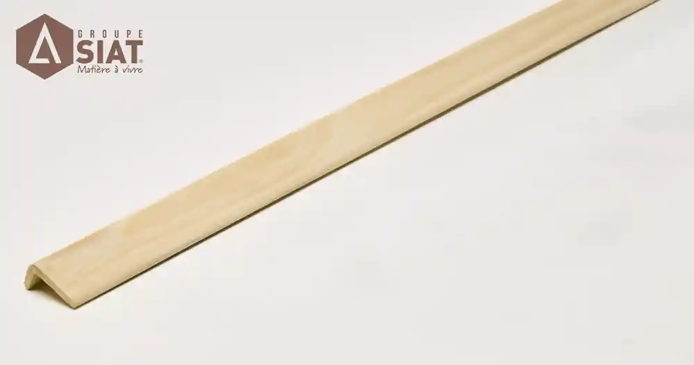 Nouvelle Collection Baguette d‘angle sapin rabotée non traitée - Ép.25 x l.30 mm - L.2.50 m - GROUPE SIAT