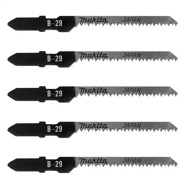 Lot de 5 Lames de scie sauteuse MAKITA A-80400 pour bois Offre Du Jour