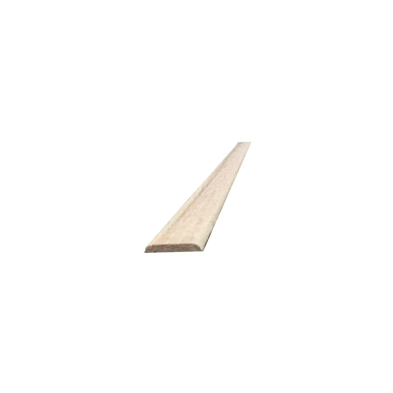 Dernière Chance Champlat bois chêne 2 arrondis raboté non traité - Ép.5 x l.28 mm - L.2.40 m - MS BOIS
