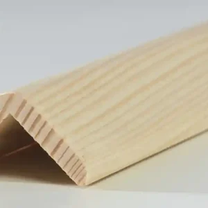 Baguette d‘angle sapin rabotée non traitée - Ép.40 x l.40 mm - L.2.50 m - GROUPE SIAT Produit De Marque
