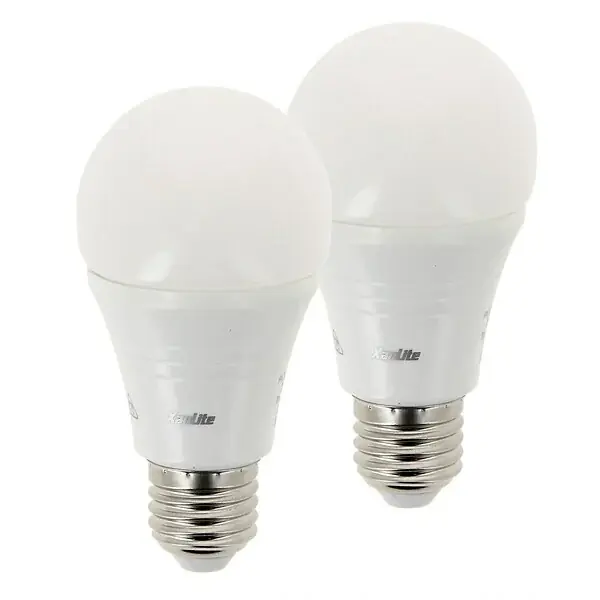 Lot de 2 ampoules LED E27 - Blanc chaud 2700K - 1055lm XANLITE Réduction