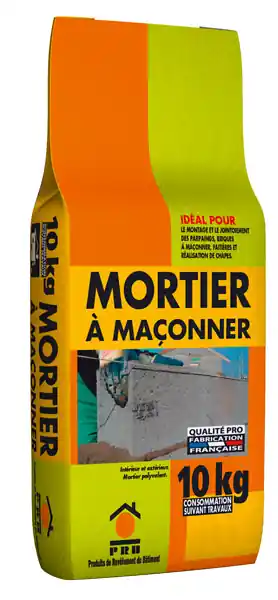Dernière Chance Mortier à maçonner - 10kg - Gris PRB