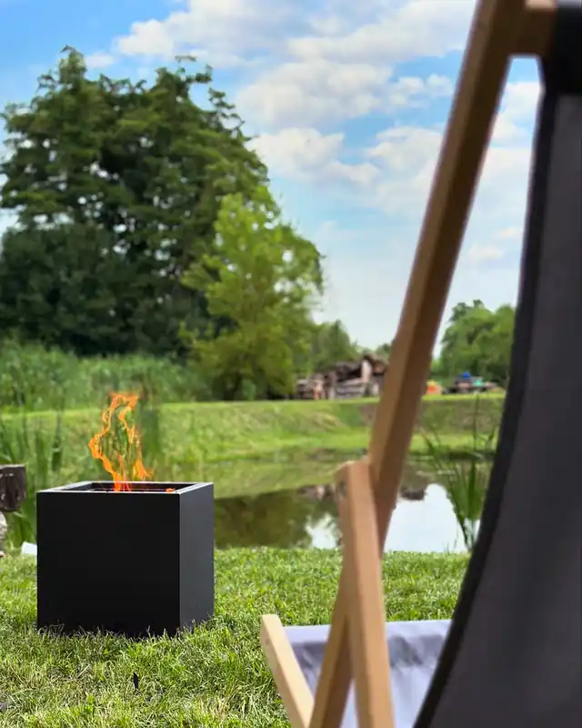 Brasero de cuisson sans fumée Z1 graphite avec grille acier ARTISS Nouveauté
