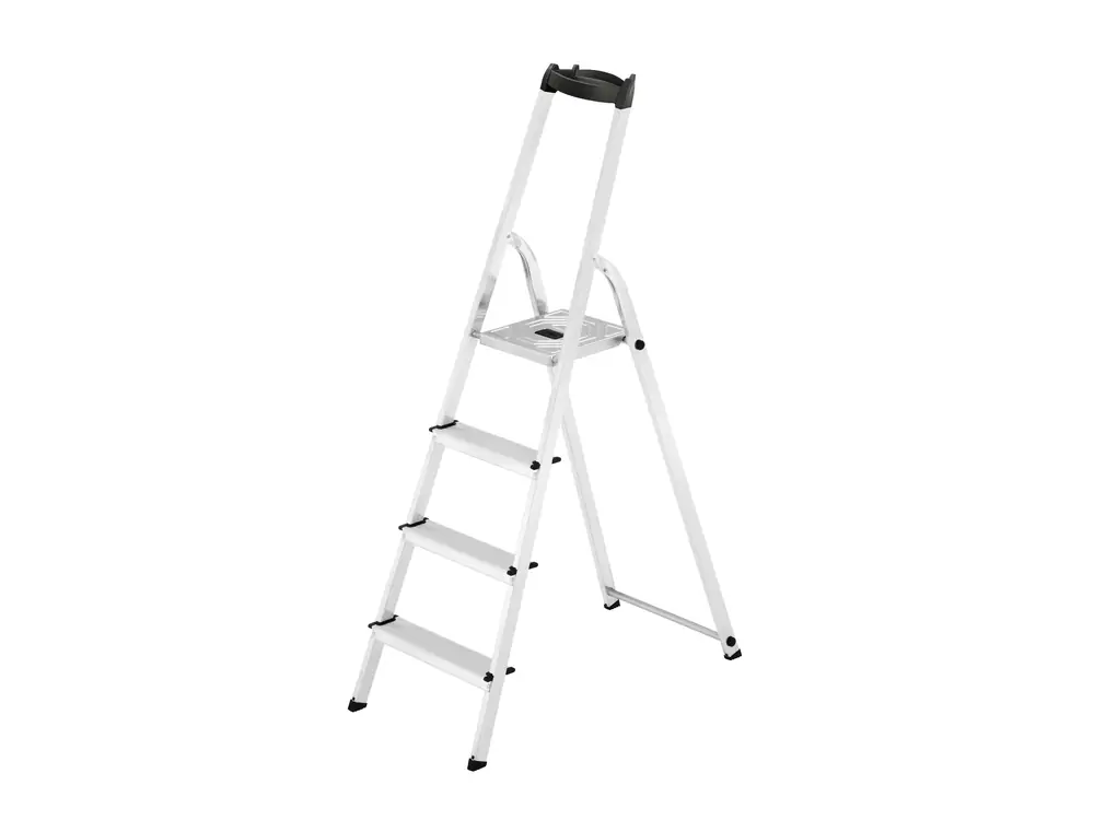 Escabeau 4 marches L20 avec tablette porte-outils HAILO Acheter En Ligne