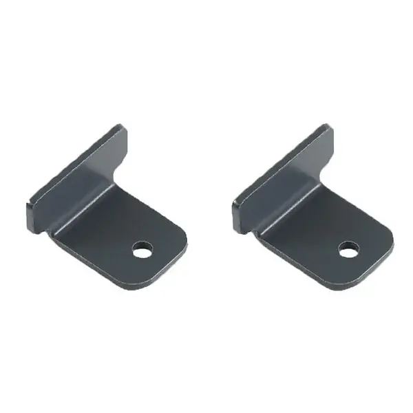 Connecteur pour poteau de clôture LARKO lot de 2 Gris anthracite RAL 7016, Lot - X 2 MCCOVER Satisfait Ou Remboursé