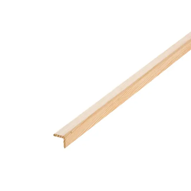 Seulement Aujourd'hui Baguette d‘angle pin rabotée non traitée - Ép.26 x l.26 mm - L.2.40 m - AJ TIMBER