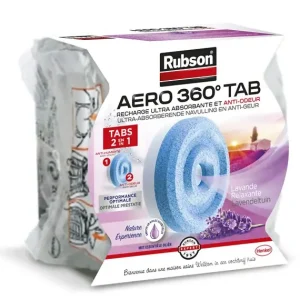 Recharge déshumidificateur - AERO 360 Nature Lavande - 450g RUBSON Super Prix