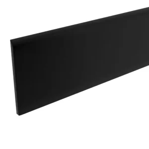 Pas Cher Plinthe PVC noire - Ép.15 x l.60 mm - L.2.50 m - AJ TIMBER