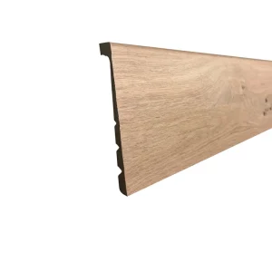 Surplinthe de rénovation bois MDF revêtue chêne - Ép.16 x l.130 mm - L.2.40 m - AJ TIMBER Commander Maintenant