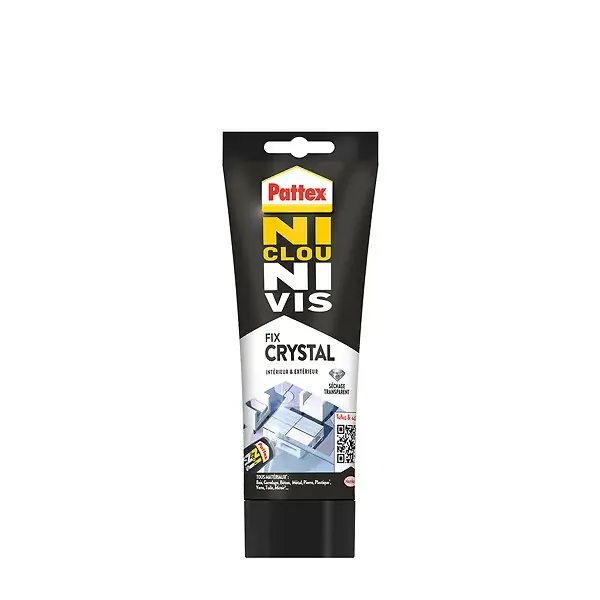 Offre Spéciale Colle Fixation Ni Clou Ni Vis Crystal Transparente 208g PATTEX
