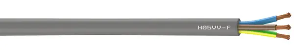 Top Vente Câble électrique H05VV-F 3G6 mm² - Gris - 300-500V NEXANS