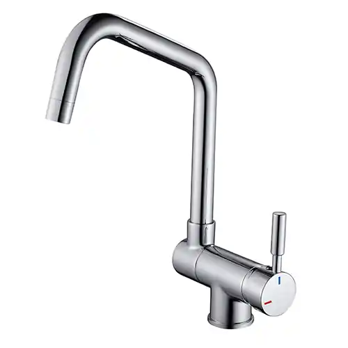 Prix Promo Robinet de cuisine rabattable Chrome Mica - EDOUARD ROUSSEAU