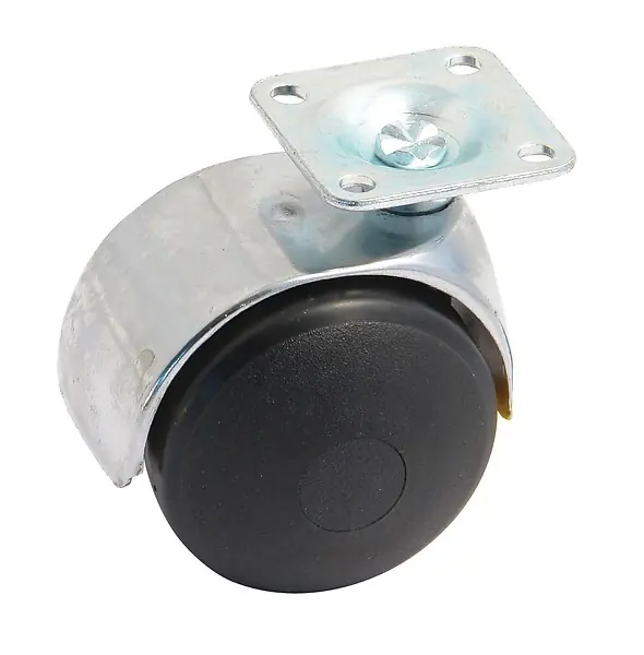 Roulette double galet 50mm pivotante sur platine - AVL - 595030AC Meilleur Prix
