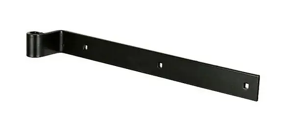 Penture droite coudée à 35 pré percée noir 38x5mm R14 en 300mm - WAELBERS - 531207.32 Haute Qualité
