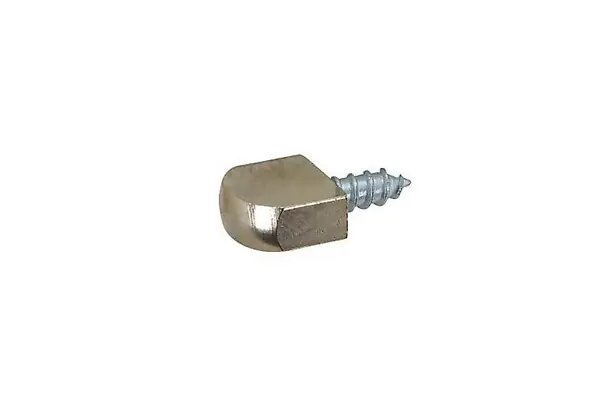 Offre Limitée Taquet battoir à visser dans le bois 10x20mm diamètre 5mm laiton nickelé - 9009S12 HANGER