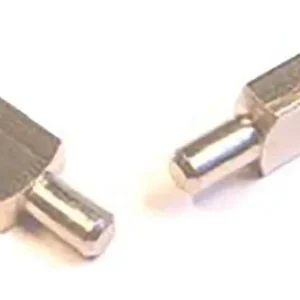 Taquet à tige lisse 5mm laiton nickelé - 9010AS12 HANGER Dernier Modèle