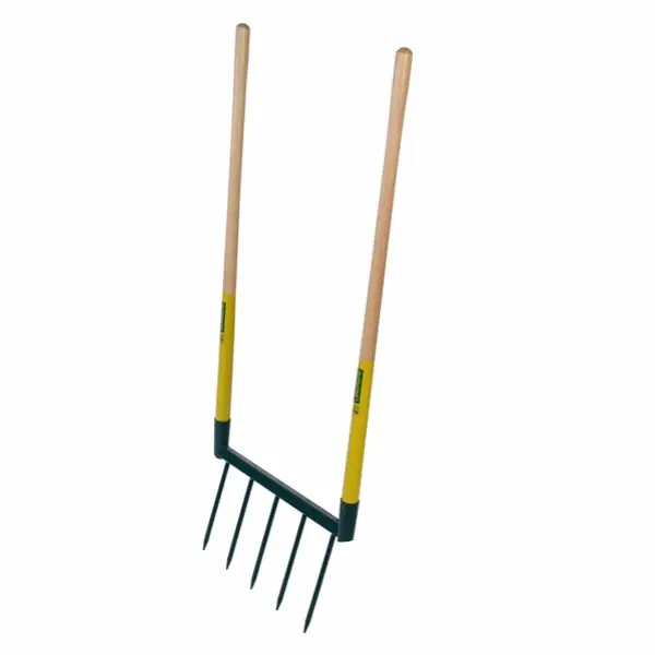 Biogrif 5 dents soudées naturOvert manches bois en boîte carton Remise