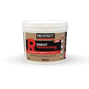 Populaire Enduit de rebouchage Prestonett R Pâte - Blanc - 1Kg