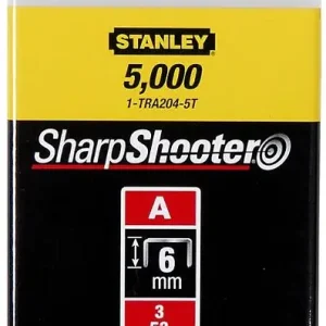 Agrafes Type A 4mm boîte de 1000 - STANLEY - 1-TRA202T Certifié