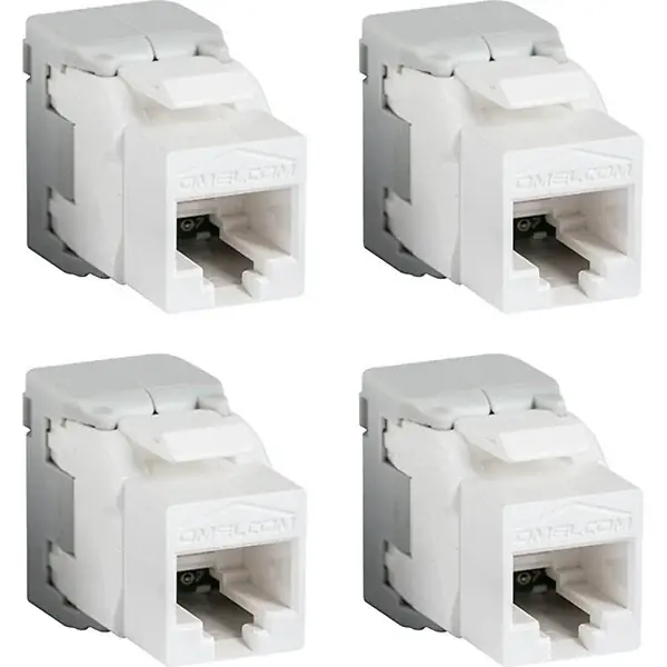 Onelec Sachet de 4 RJ45 Grade 3 Cat. 6a Seulement Aujourd'hui