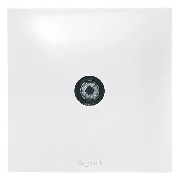 Prise TV Type F Neptune - Blanc - Encastrée LEGRAND Commander Vite