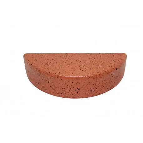 Petit Prix ABOUT DE FAÎTIÈRE TERMINALE TOITURE TUILE PVC 160X60X35 MM Antique, H.60 mm, L.160 mm, Profondeur totale - 35 mm MCCOVER