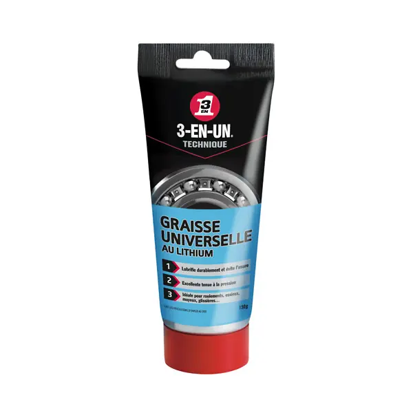 Pas Cher Graisse au Lithium - tube 150g - universelle 3-EN-UN