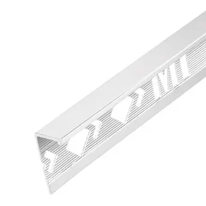 Profilé d‘arrêt équerre aluminium - 8 mm - L.2,50 m MAT INTER Pas Cher