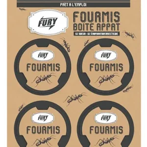 Boîte appât fourmis X4 - Fury - Gel concentré Bon Marché