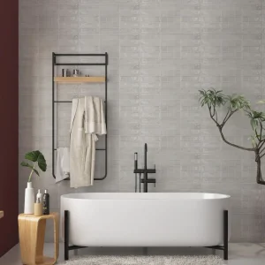Bon Plan Faïence blanche murale intérieur effet zellige blanc COOL ép 9,5 mm 31,6 x 60 cm paquet de 1,52 m² CERAM INDUSTRIE
