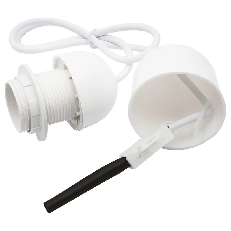 Monture plastique E27 pour suspension blanc - GEFOM Bon Marché
