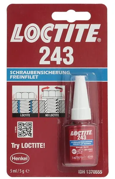 Nouveauté Adhésif anaérobie Freinfilet moyen - Bleu - Flacon 5ml LOCTITE
