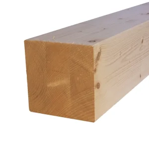 Poutre contrecollée épicéa rabotée non traitée - 140 x 140 x 3000 mm - HENRY TIMBER Vente Flash
