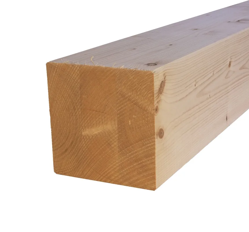 Poutre contrecollée épicéa rabotée non traitée - 140 x 140 x 3000 mm - HENRY TIMBER Vente Flash