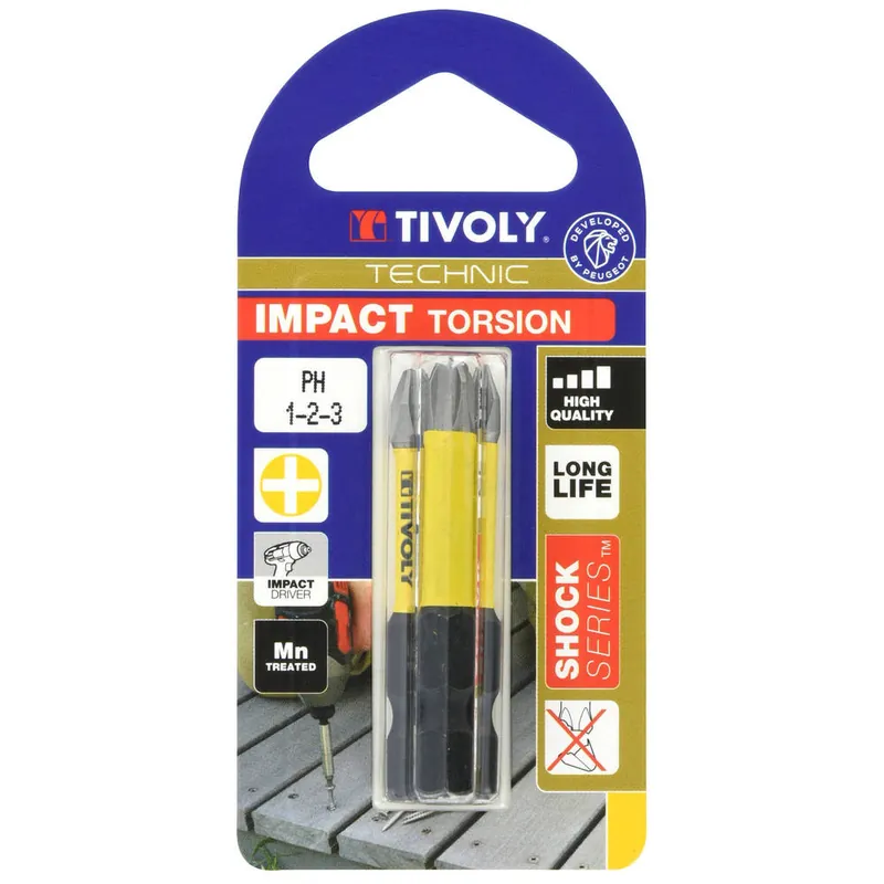 Vente Directe Embouts par 3 PH 1-2-3 - TIVOLY