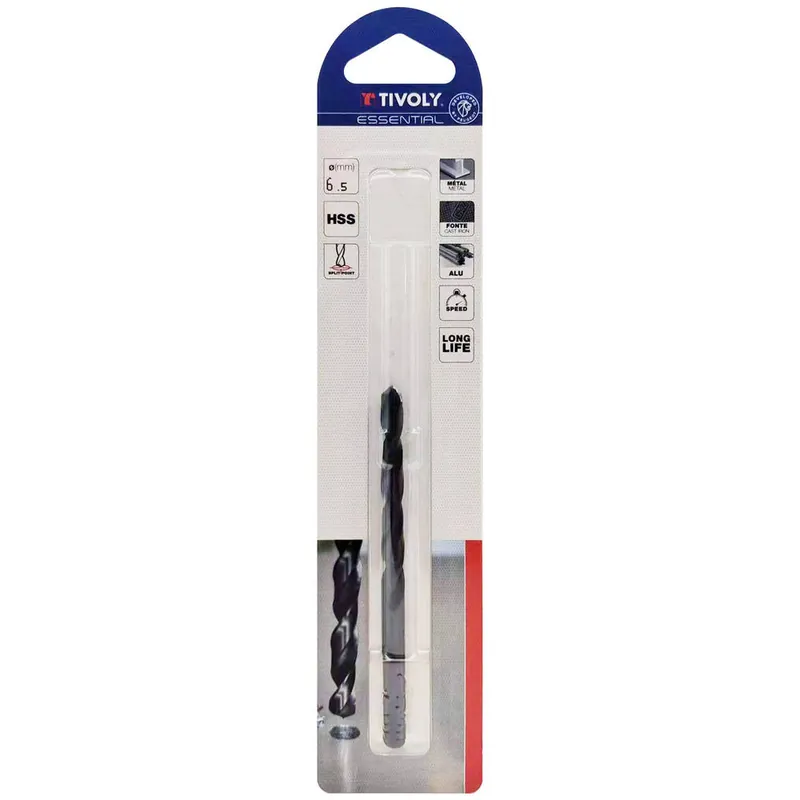 Foret métal HSS de Ø 6,5 mm - TIVOLY Top Vente