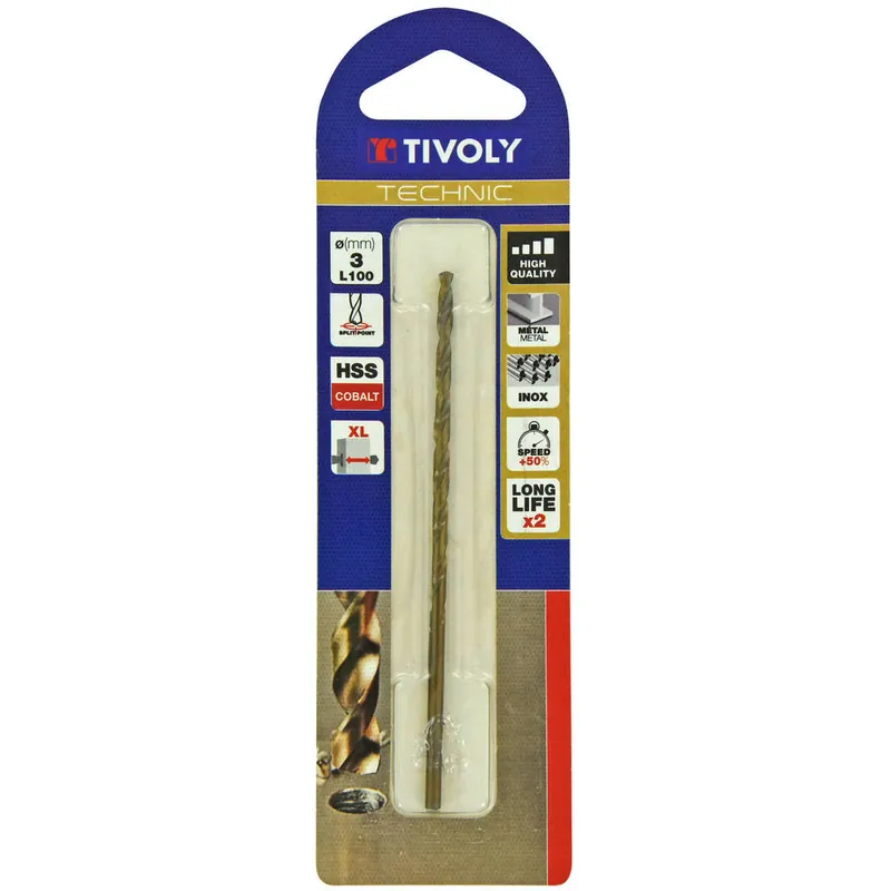 Affaire À Saisir Foret métal HSS long de 100 mm et diamètre 3 mm - TIVOLY