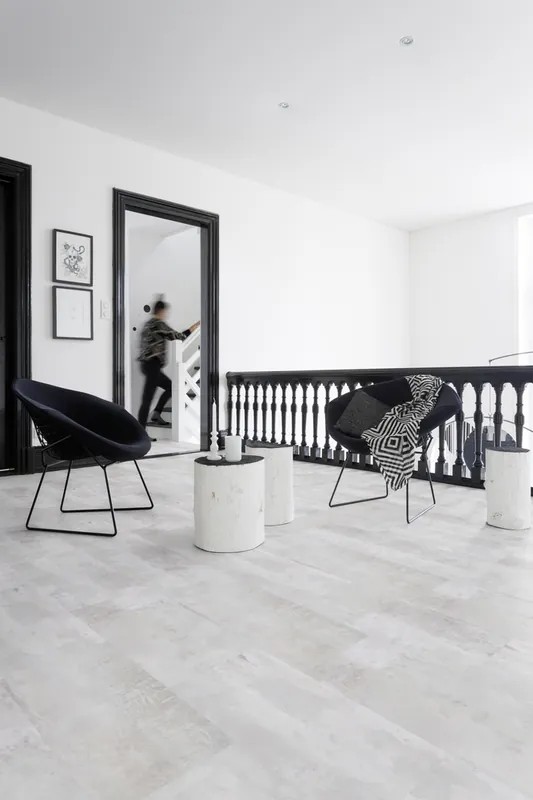 Petit Prix Dalle Pvc effet béton clair SENSO CLIC 3 ép 4,2 mm 38,9 x 72,9 cm compatible pièce humide paquet de 1,98 m² GERFLOR