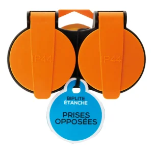 Multiprise murale 2 prises ou biplite étanche - ZENITECH Quantité Limitée