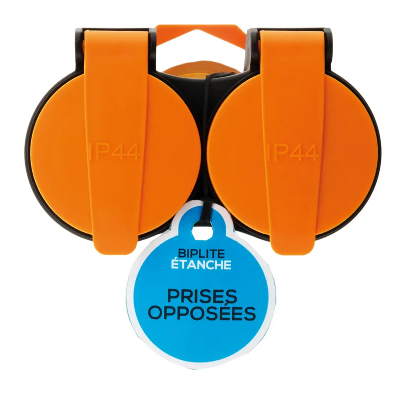 Multiprise murale 2 prises ou biplite étanche - ZENITECH Quantité Limitée