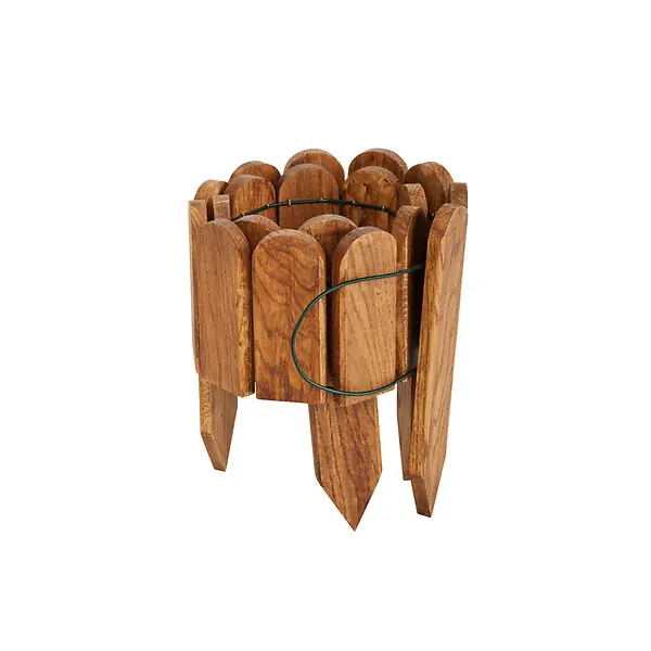 Meilleur Prix Bordure de jardin en chêne massif OAK - L.114xl.30cm CERLAND