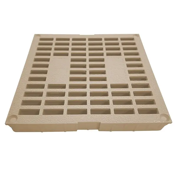 Acheter Direct Grille de regard polypropylène recyclé Sable L.300xl.300mm FITT