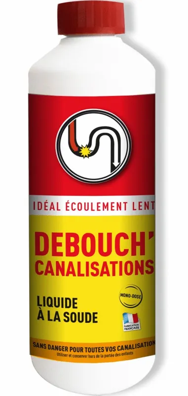 Débouche canalisation mono-dose formule liquide 500ml Produit De Marque