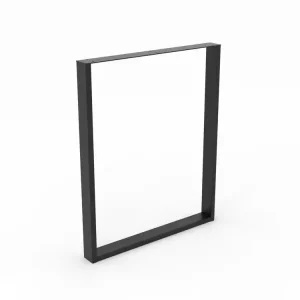 Prix Promo Pied de table XL cadre 710 x 580 x 60 mm métal noir REI